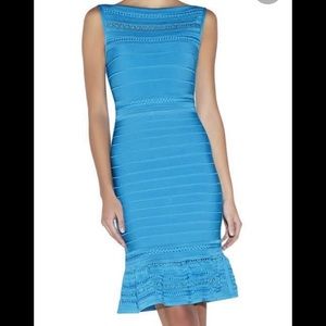 🔥❤️Herve Leger Blue Bandage dress M EUC. ❤️🔥